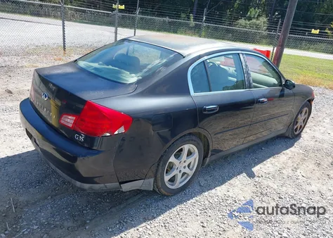 2004 Infiniti G35 из США, поврежденный, VIN JNKCV51EX4M104966